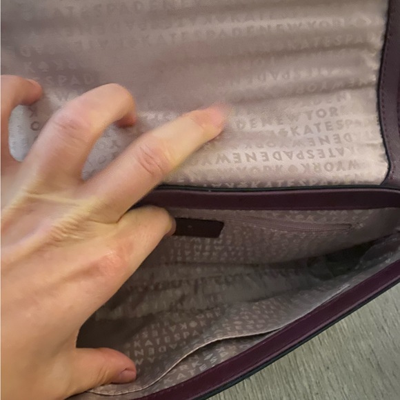Burgundy Kate spade purse - Picture 3 of 3